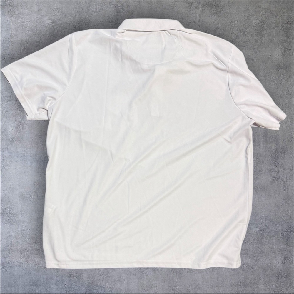 International Report Essentials Men's Polo Shirt White Xxl Golf NWT - Picture 2 of 6